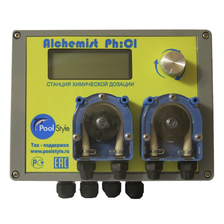 Фото Пульт автоматического управления дозированием химических реагентов «PoolStyle Alchemist Ph Cl»